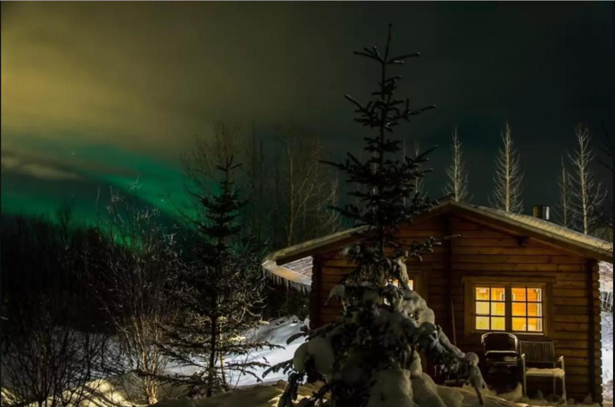 Arngrimslundur Log Cabin - Cabin 3 Fludir Exterior foto